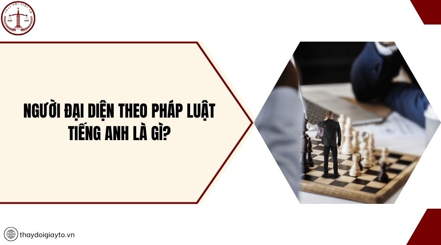 Người đại diện theo pháp luật tiếng Anh là gì?
