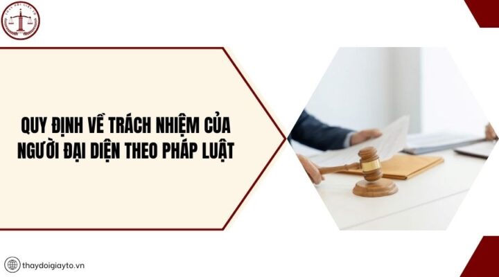 Quy định về trách nhiệm của người đại diện theo pháp luật