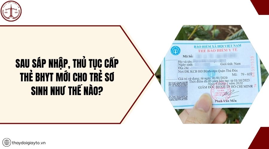 Sau sáp nhập, thủ tục cấp thẻ BHYT mới cho trẻ sơ sinh như thế nào?