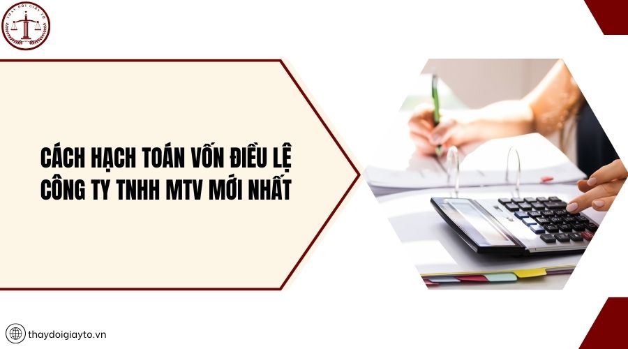 Cách hạch toán vốn điều lệ công ty tnhh mtv mới nhất