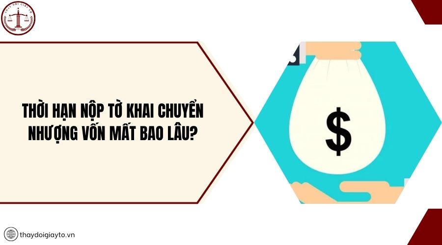 Thời hạn nộp tờ khai chuyển nhượng vốn mất bao lâu?